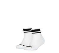 PUMA Quarter, Calzini Unisex - Bambini e ragazzi, Bianco, 35-38