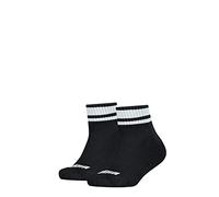PUMA Quarter, Calzini Unisex - Bambini e ragazzi, Nero, 27-30