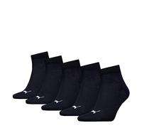 PUMA Quarter Plain 5p Calzini Unisex - Adulto (Pacco da 5)