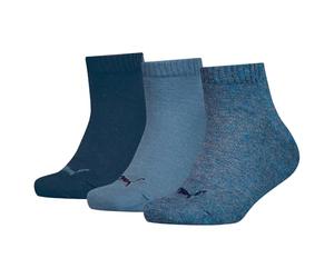 PUMA Quarter Recycled Cotton Calzini (Pacco da 3) Unisex-Bambini e Ragazzi