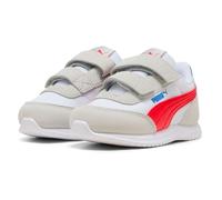 PUMA R78 LIGHTWIND V Inf, Sneaker Unisex-Bimbi 0-24, Cool Light Gray-Dark Crimson White, 20.5 EU