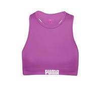 PUMA Raceback Parte Superiore del Bikini, Magenta, L da Donna