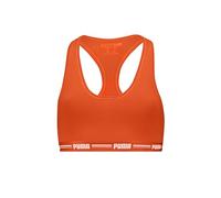PUMA Racer Back Reggiseno Sportivo, Arancione Fiamma, M Donna