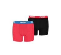 Puma Ragazzi Boxer Bambini Cotone Elasticizzato Tinta Corti Slip Intimo 2 Paia