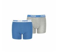 Puma Ragazzi Boxer Bambini Cotone Elasticizzato Tinta Corti Slip Intimo 2 Paia