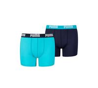 Puma Ragazzi Boxer Bambini Cotone Elasticizzato Tinta Corti Slip Intimo 2 Paia