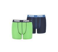 Puma Boxer Ragazzi Cotone Elasticizzato Tinta Unita Corti 2 Paia