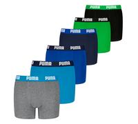 Puma Ragazzi Boxer Pantaloncini, 6er Pacco - Everyday Base Ecom 6P, Cotone Pz.