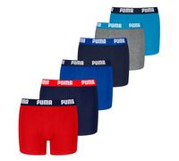 Puma Ragazzi Boxer Pantaloncini, 6er Pacco - Everyday Base Ecom 6P, Cotone Pz.