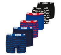 Puma Ragazzi Boxer Pantaloncini, 6er Pacco - Everyday Logo Stampa Ecom 6P, Cott