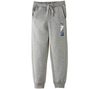 Puma Ragazzo Fun TD Graphic Sweat Pants, Polsino Chiuso, in Pile Pantaloni, Ragazzi, Fun TD Graphic Fleece, Medium Gray Heather, 32 Pollici
