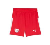 PUMA RB Leipzig Home 2025/2026 - Pantaloncini da bambino, colore: Bianco rosso