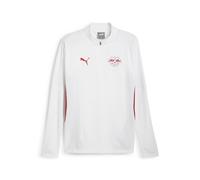 PUMA RB Maglia da allenamento con zip a un quarto Leipzig da uomo, Sport, Bianco/Club Rosso, XL XL