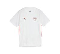 PUMA RB Maglia da allenamento Leipzig per ragazzi, Abbigliamento, Bianco/Club Rosso, 5-6Y 5-6Y