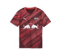 PUMA RB Maglia gara Away Leipzig 24/25 da ragazzi, Abbigliamento, Dark Jasper/Active Rosso, 13-14Y 13-14Y