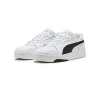PUMA Rbd Break Low, Scarpe da Ginnastica Unisex-Adulto, White Black, 44 EU