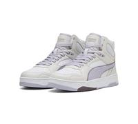 PUMA Rbd Break Mid, Scarpe da Ginnastica Unisex-Adulto, Grigio Piuma Lilla Crush Bianco, 38 EU