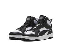 PUMA RBD Break MID Sneaker, unisex, bianco, nero, bianco, 42, Puma White Puma Black Puma White, 47 EU