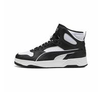 PUMA RBD Break Mid Sneaker unisex da uomo, colore bianco, nero e bianco, taglia 9.5, Puma White White Puma