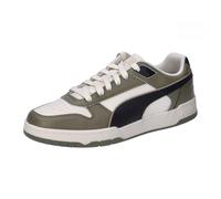 PUMA Rbd Game Low, Scarpe da Ginnastica Unisex - Adulto, Alpine Snow Puma Black Puma Olive, 44.5 EU