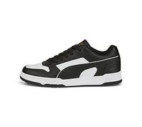 PUMA Rbd Game Low, Scarpe da Ginnastica Unisex - Adulto, Puma Black Puma White Puma Team Gold, 45 EU