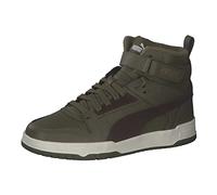 Puma RBD Game WTR Jr - Scarpe da Ginnastica Gioventù Unisex, Deep Olive-Dark Chocolate-Puma Team Gold,