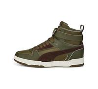 PUMA RBD Game WTR, Scarpe da Ginnastica Unisex-Adulto, Deep Olive-Dark Chocolate Team Gold, 45 EU