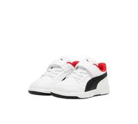 PUMA REB-L AC+ Inf, Sneaker Unisex-Bimbi 0-24, White Black-for all Time Red, 26 EU