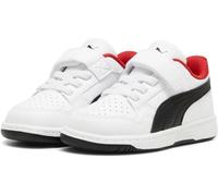 PUMA REB-L AC+ Inf, Sneaker Unisex-Bimbi 0-24, White Black-for all Time Red, 26 EU