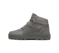 PUMA Rebound Abrupt (397468-02) Scarpe da ginnastica da uomo alte alla caviglia, grigio, comode, eleganti, pelle naturale, soletta morbida, chiusura con lacci