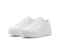 PUMA Rebound Femme Low, Scarpe da Ginnastica Donna, Grigio Vapore Bianco, 42.5 EU
