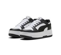 PUMA Rebound Femme Low, Scarpe da Ginnastica Donna, White Black, 40 EU