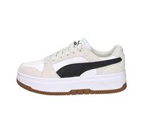 PUMA Rebound Femme Low SD Sneaker Donna, Puma Bianco PUMA Nero Satinato Avorio, 39 EU