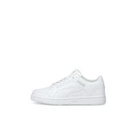 PUMA Rebound Joy Lo Jr, Scarpe da Ginnastica, White White Gray Violet, 38.5 EU