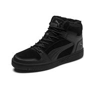 Puma Rebound Layup SD Fur, Scarpe da Ginnastica Unisex - Adulto, Nero (Puma Black-Castlerock), 45 EU