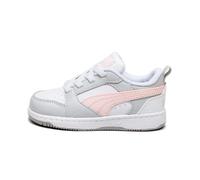 PUMA Rebound V6 Lo AC Inf, Scarpe da Ginnastica, Bianco Frosty Pink Ash Gray, 38 EU