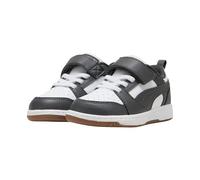PUMA Rebound V6 Lo AC+ Inf, Sneaker Unisex-Bimbi 0-24, White-Dusky Gray-Gum, 26 EU