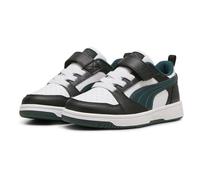 Puma Rebound V6 Lo AC+ PS, Scarpe da Ginnastica, Black-Dark Myrtle White