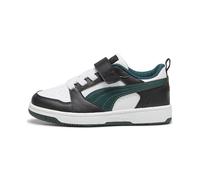 Puma Rebound V6 Lo AC+ PS, Scarpe da Ginnastica, Black-Dark Myrtle White