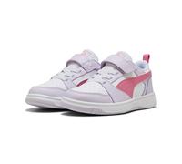 PUMA Rebound V6 Lo AC+ PS, Scarpe da Ginnastica, Lilac Frost-Magic Rose White, 33 EU