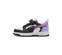 PUMA Rebound V6 Lo Jelly Heaven AC+ PS Sneaker, White Black-Intense Lavender, 13 UK Bambino, Puma White PUMA Black Intense Lavender, 13 UK Child