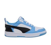 Puma Rebound V6 Lo JR Sneaker, Team Light Blue Black White, 5 UK, Team Azzurro Puma Nero Puma Bianco, 5 UK