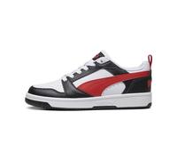 PUMA Rebound V6 Lo Jr, Sneaker Unisex - Bambini e ragazzi, Puma White For All Time Red Puma Black, 36 EU