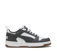 PUMA Rebound V6 Lo JR, Sneaker, White-Dusky Gray-Gum, 35.5 EU