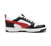 PUMA Rebound V6 Lo Jr, Sneaker Unisex - Bambini e ragazzi, Puma White For All Time Red Puma Black, 38.5 EU