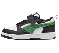 PUMA Rebound V6 Lo Super AC+ PS, Sneaker, White-Archive Green Black, 23 EU
