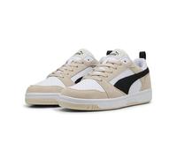 PUMA Rebound V6 Low SD, Scarpe da Ginnastica Unisex-Adulto, Alpine Snow Black White, 38.5 EU