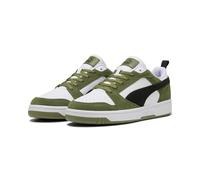Puma Rebound V6 Low SD Scarpe Unisex Adulto, Bianco e verde, 27.5 cm