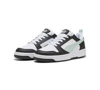 PUMA Rebound V6 Low, Sneaker Unisex-Adulto, Black Peaceful Blue White, 40.5 EU