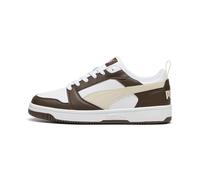PUMA Rebound V6 Low, Sneaker Unisex - Adulto, Espresso Brown Alpine Snow White, 44 EU